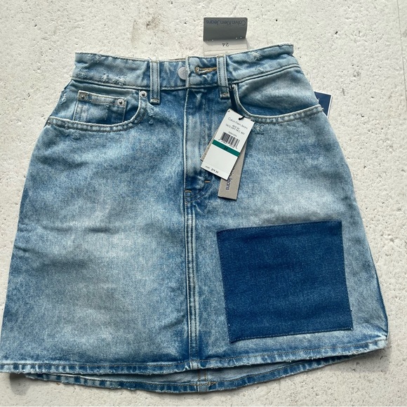 Calvin Klein Jeans mini skirt women juniors sz 24 - Picture 3 of 8